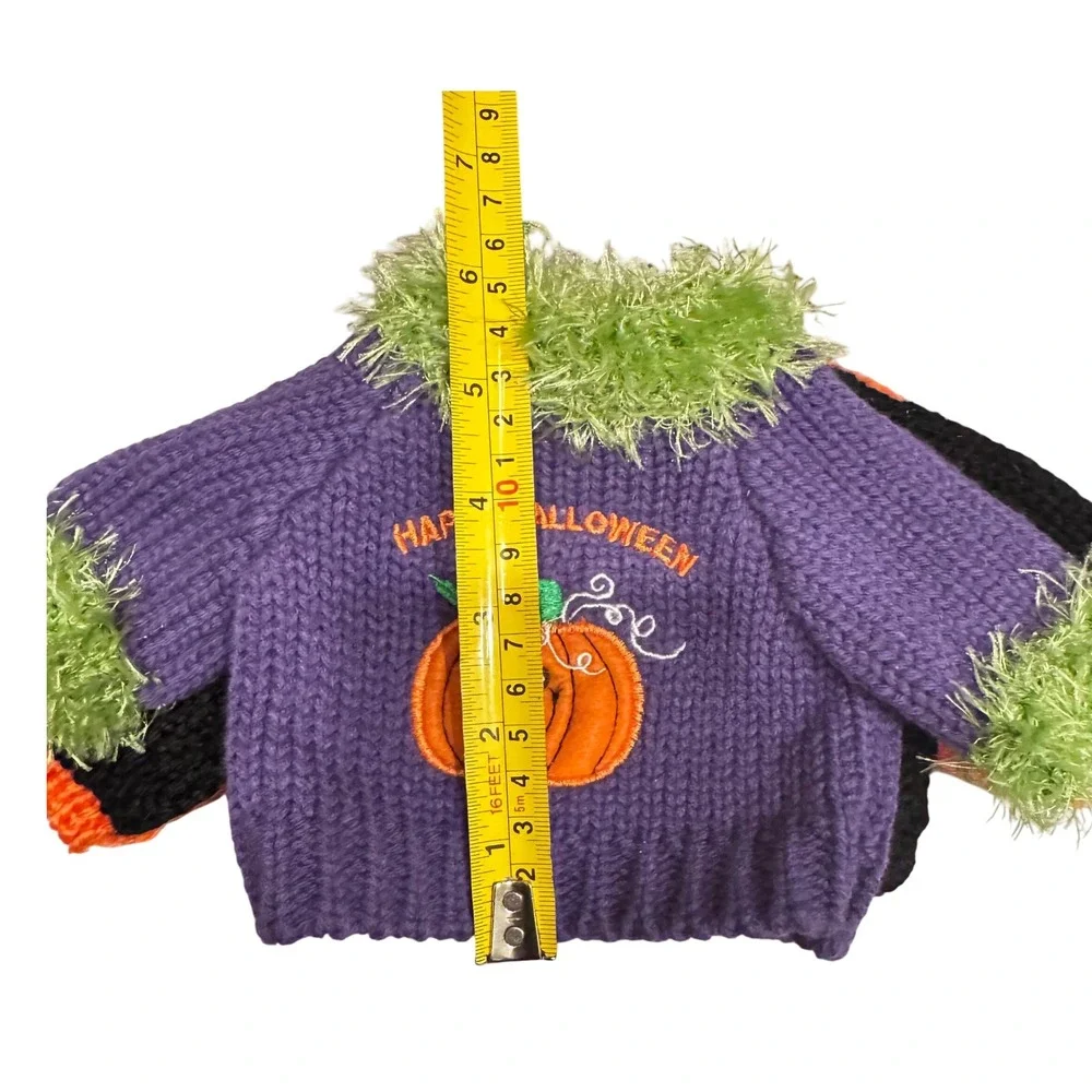 Halloween Pet Sweater Bundle Knit Puppy Cat Costume Outfit Set Sm Dog Apparel 6